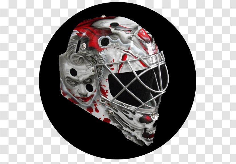 Goaltender Mask Lacrosse Helmet Airbrush Painting - Frame Transparent PNG