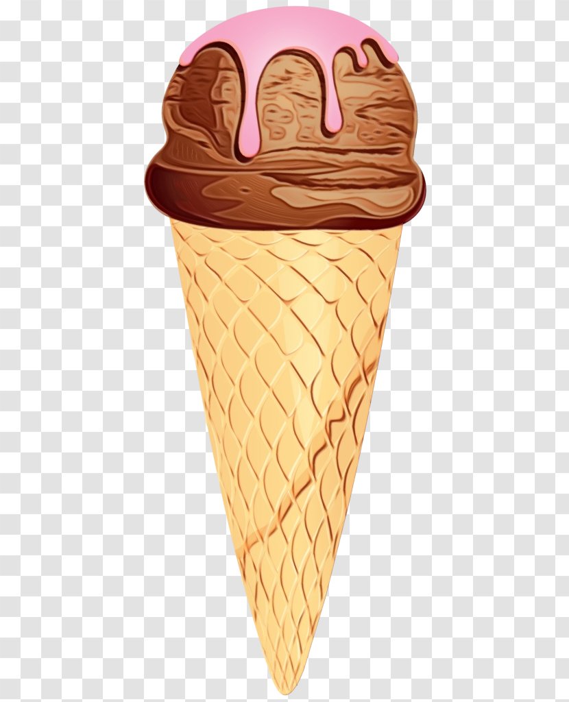 Ice Cream Cone Background - Sorbetes Dairy Transparent PNG