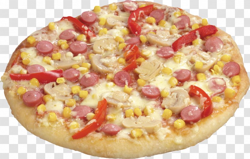 Pizza Cheese European Cuisine Fast Food - American - Fastfood Transparent PNG