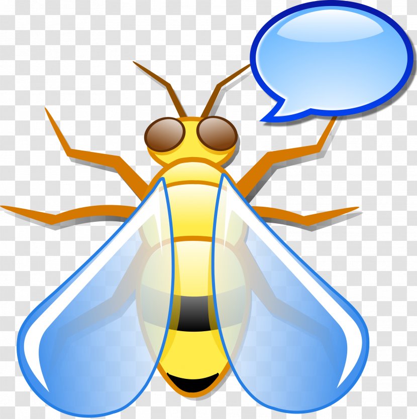 Honey Bee Clip Art Insect Computer File - Wing Transparent PNG