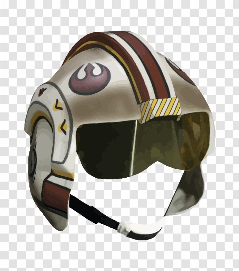 Star Wars: X-Wing Luke Skywalker X-wing Starfighter Helmet - Flight - Wars Rebel Pilot Transparent PNG