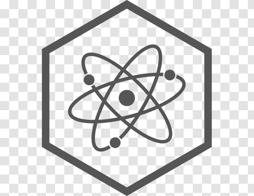 Atomic Swap Electron Theory Molecule - Symbol - Hand Spinner Atom Stencil Transparent PNG