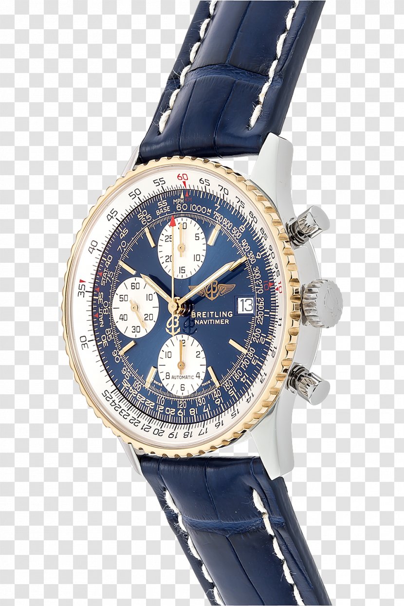 Watch Strap Breitling Navitimer SA Colored Gold - Tourneau - Turning 60 Years Old Transparent PNG