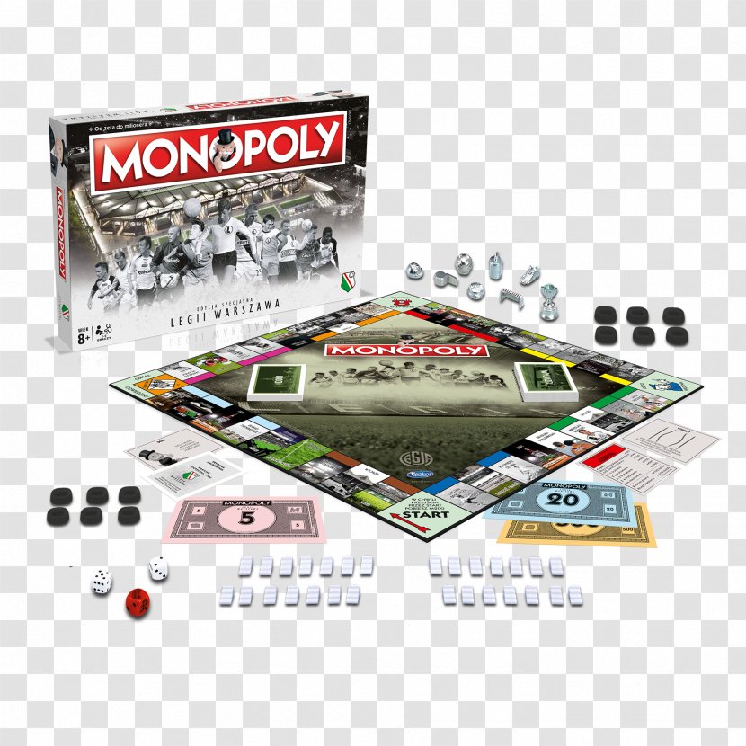 Legia Warsaw Monopoly Tabletop Games & Expansions Board Game - Sports Transparent PNG
