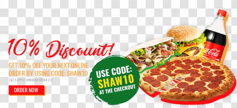 Fast Food Take-out Kebab Junk Pizza - Delivery Transparent PNG