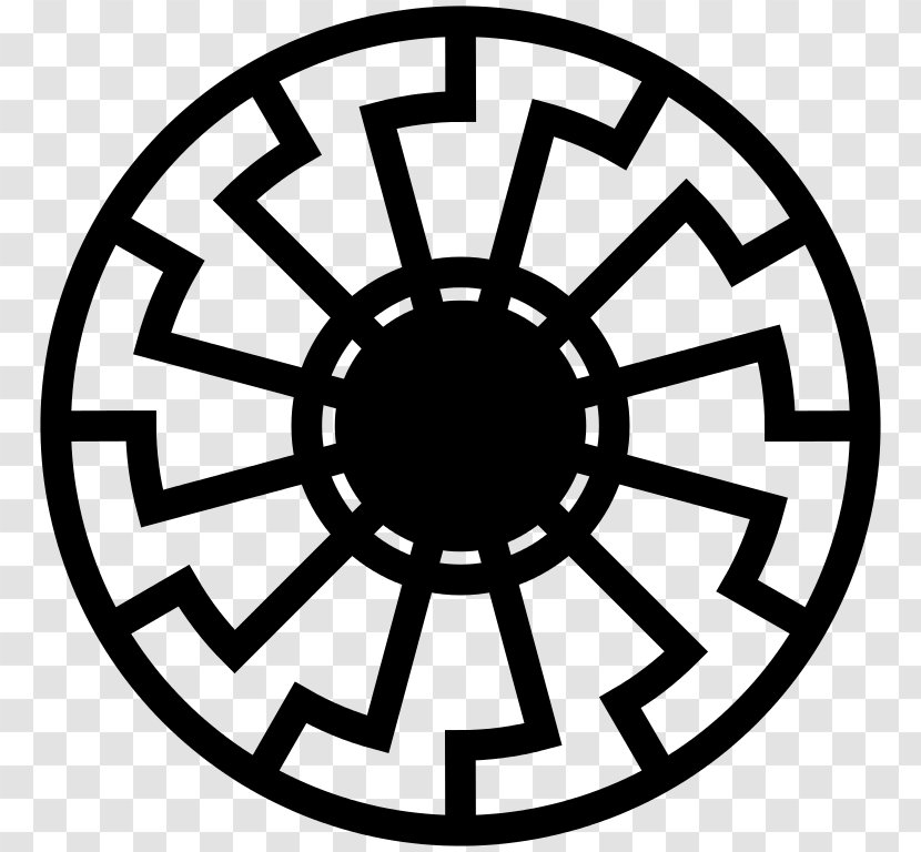 Black Sun Solar Symbol Canada Antisemitism - Symmetry Transparent PNG