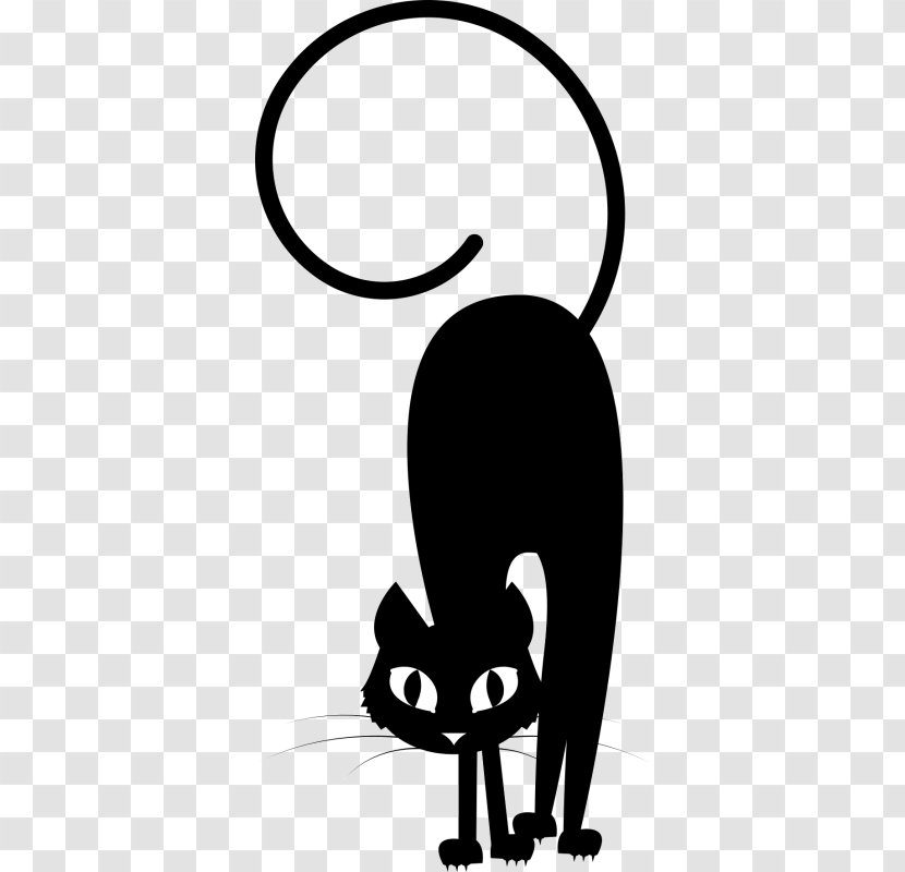 Felix The Cat Kitten Black - Cartoon Transparent PNG