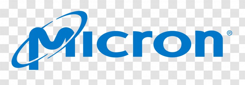Micron Technology Flash Memory Solid-state Drive NASDAQ:MU Dynamic Random-access - Blue - Logo Transparent PNG
