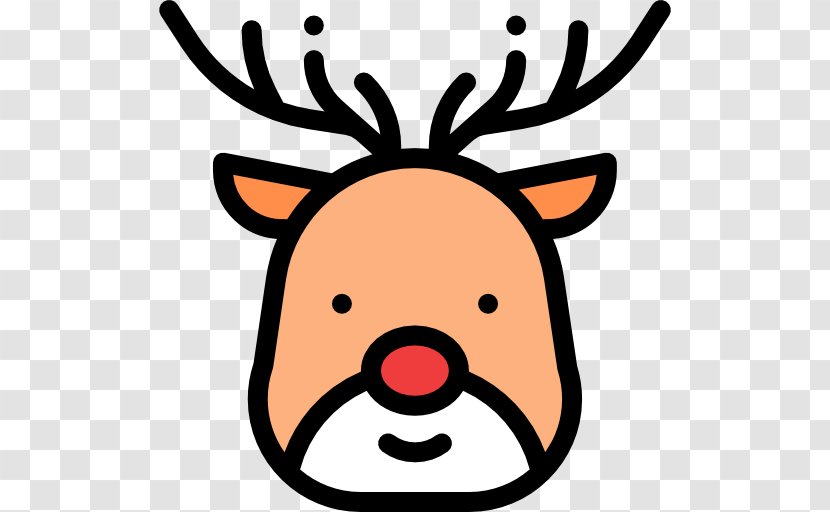 Snout Reindeer Whiskers Headgear Clip Art - Artwork Transparent PNG