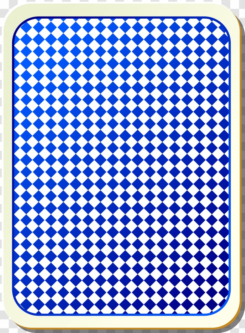Playing Card Suit Game Clip Art - Electric Blue - Grid Transparent PNG