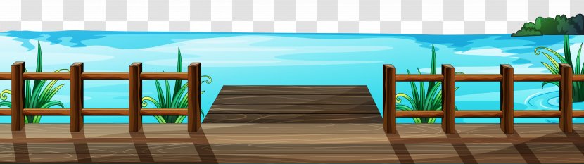 Dock Wharf Boat Clip Art - Pier - Sea Ground Clipart Transparent PNG