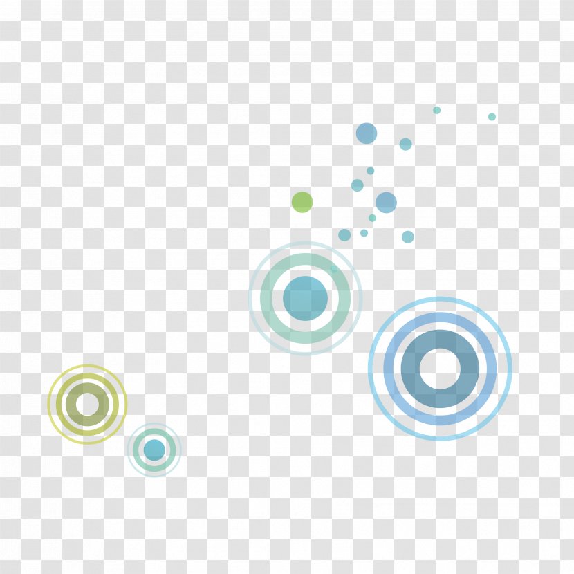 Circle Area Pattern - Symmetry - Light Blue Ring Transparent PNG