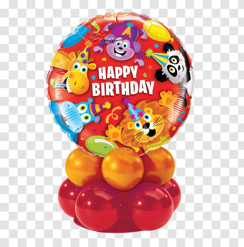 Balloon Happy Birthday Gift Flower Bouquet - Child Transparent PNG