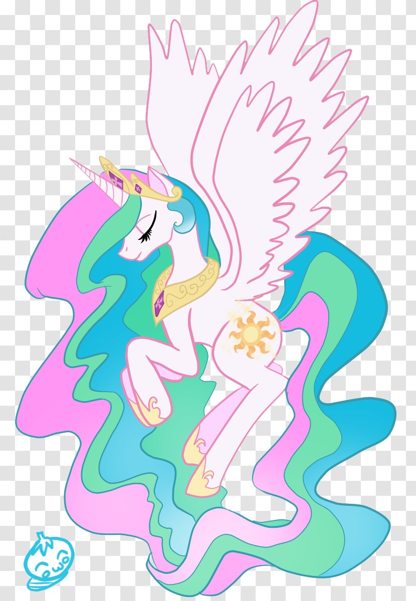 Princess Celestia Pony Rarity Luna Winged Unicorn - Mythical Creature - Soloist Transparent PNG