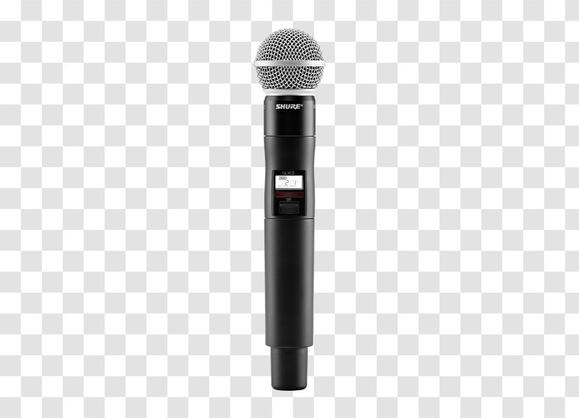 Shure SM58 Wireless Microphone - Watercolor Transparent PNG