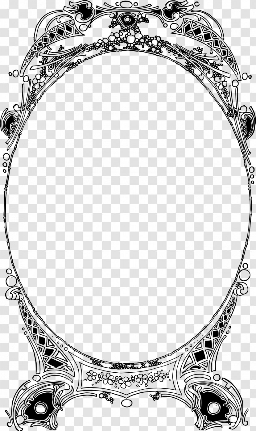 Picture Frames Clip Art - Silver - Circle Frame Transparent PNG