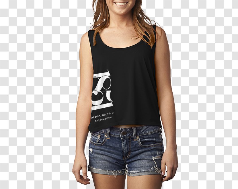 T-shirt Sleeveless Shirt Shoulder - Tshirt Transparent PNG
