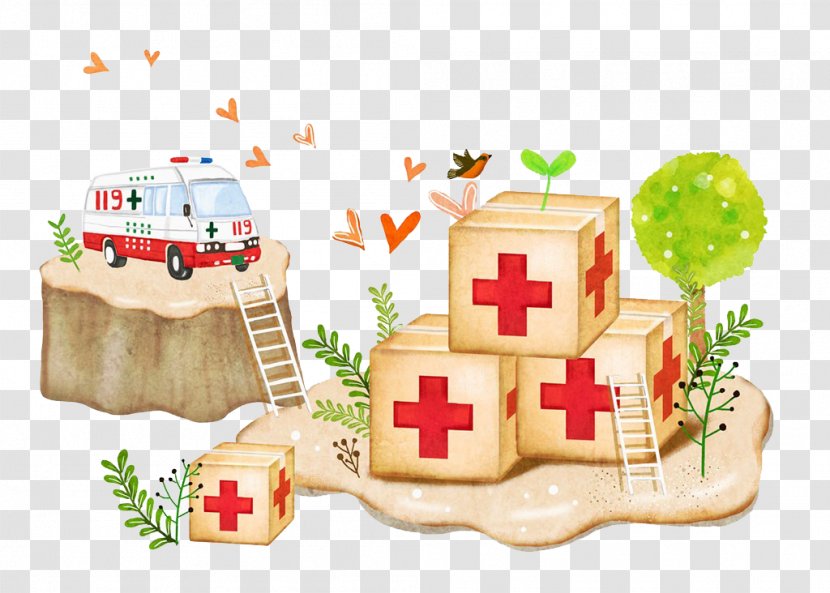 First Aid Kit Ambulance - Rescue - And Emergency Box Transparent PNG