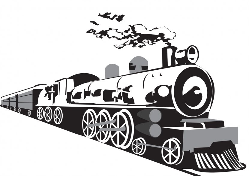 Train Rail Transport Steam Locomotive Transparent PNG