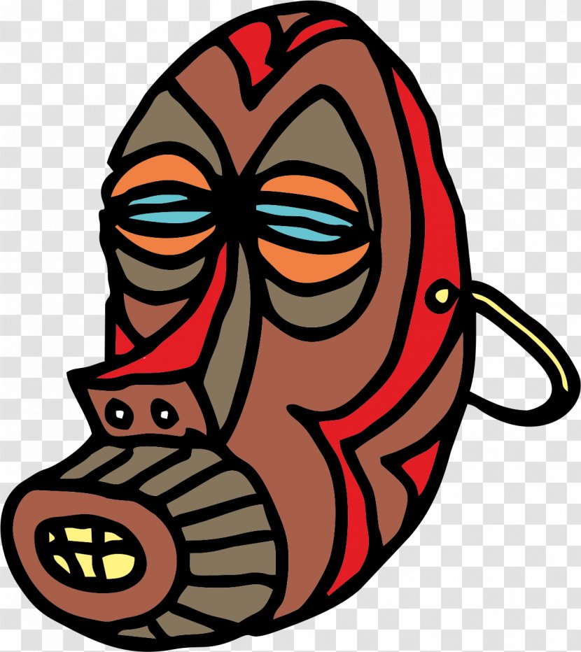 Traditional African Masks Clip Art - Mask Transparent PNG
