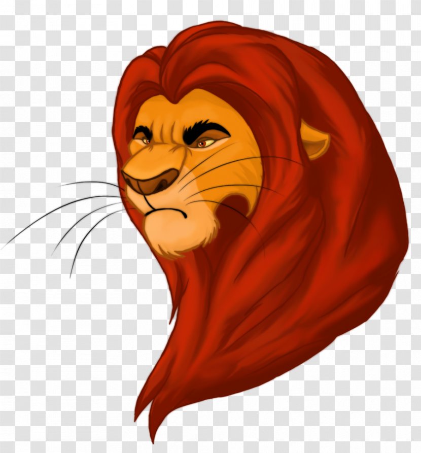 Lion Whiskers Snout Mouth Cat - Character Transparent PNG