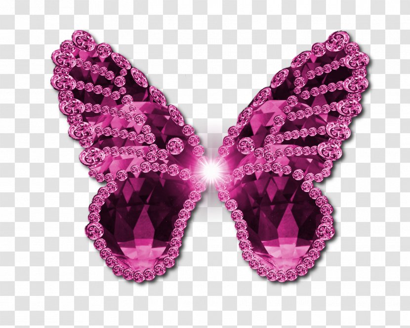 Butterfly Watercolor Painting Clip Art - Pink - Transparent Image Transparent PNG