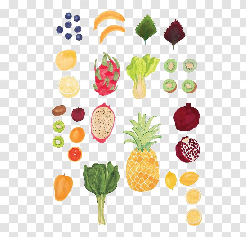 Drawing Food Watercolor Painting Illustration - Poster - Creative Vegetable Transparent PNG