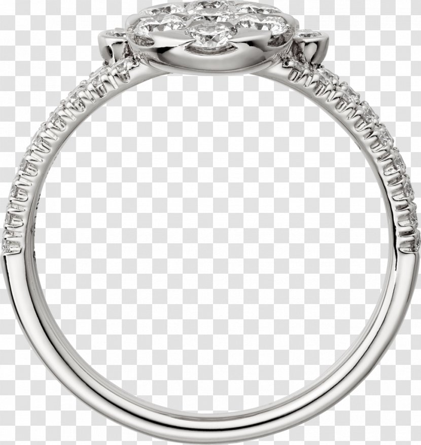 Carat Ring Diamond Brilliant Cartier - Sortija - Span And Div Transparent PNG