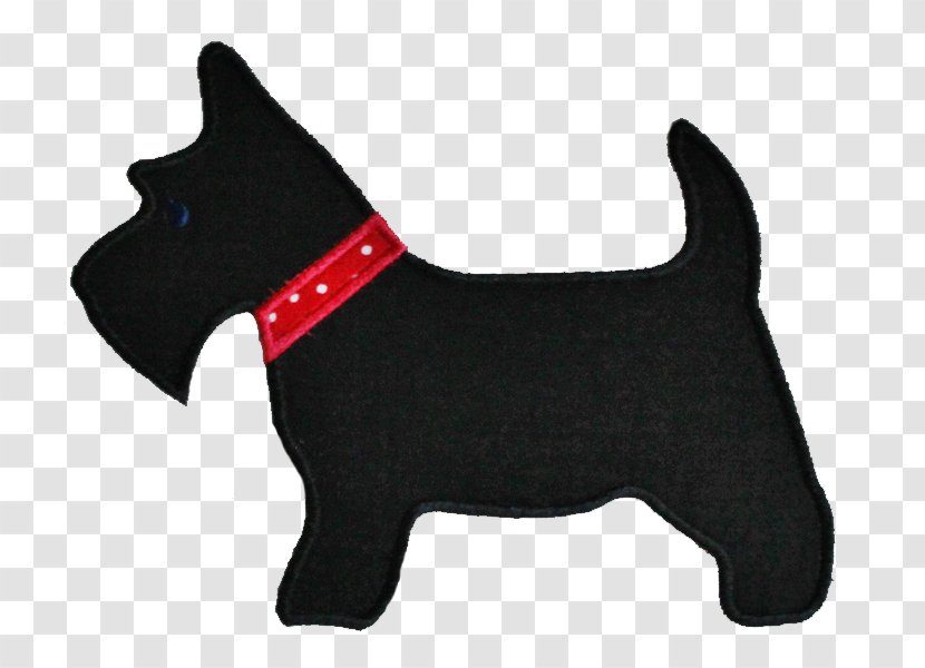 Scottish Terrier Appliqué Machine Embroidery Dog Breed - Applique Transparent PNG
