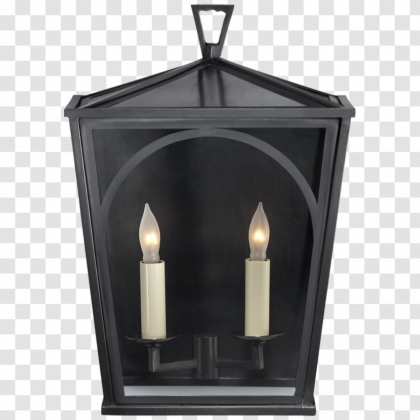 Lighting Sconce Visual Comfort & Co. Darlana Medium Lantern E. F. Chapman Large Two-Tier Chandelier Iron CHC - Bathroom Design Ideas For Small Bathrooms 10 X 7 Transparent PNG