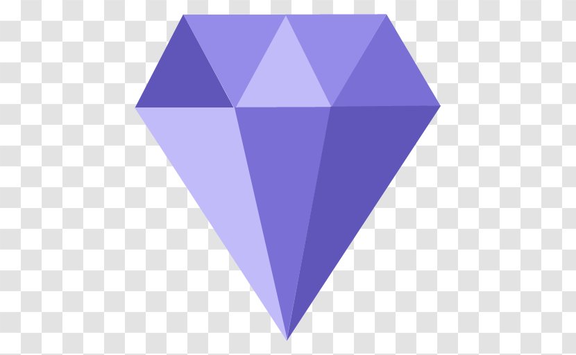 Electric Blue Square Triangle Purple - Diamond Transparent PNG