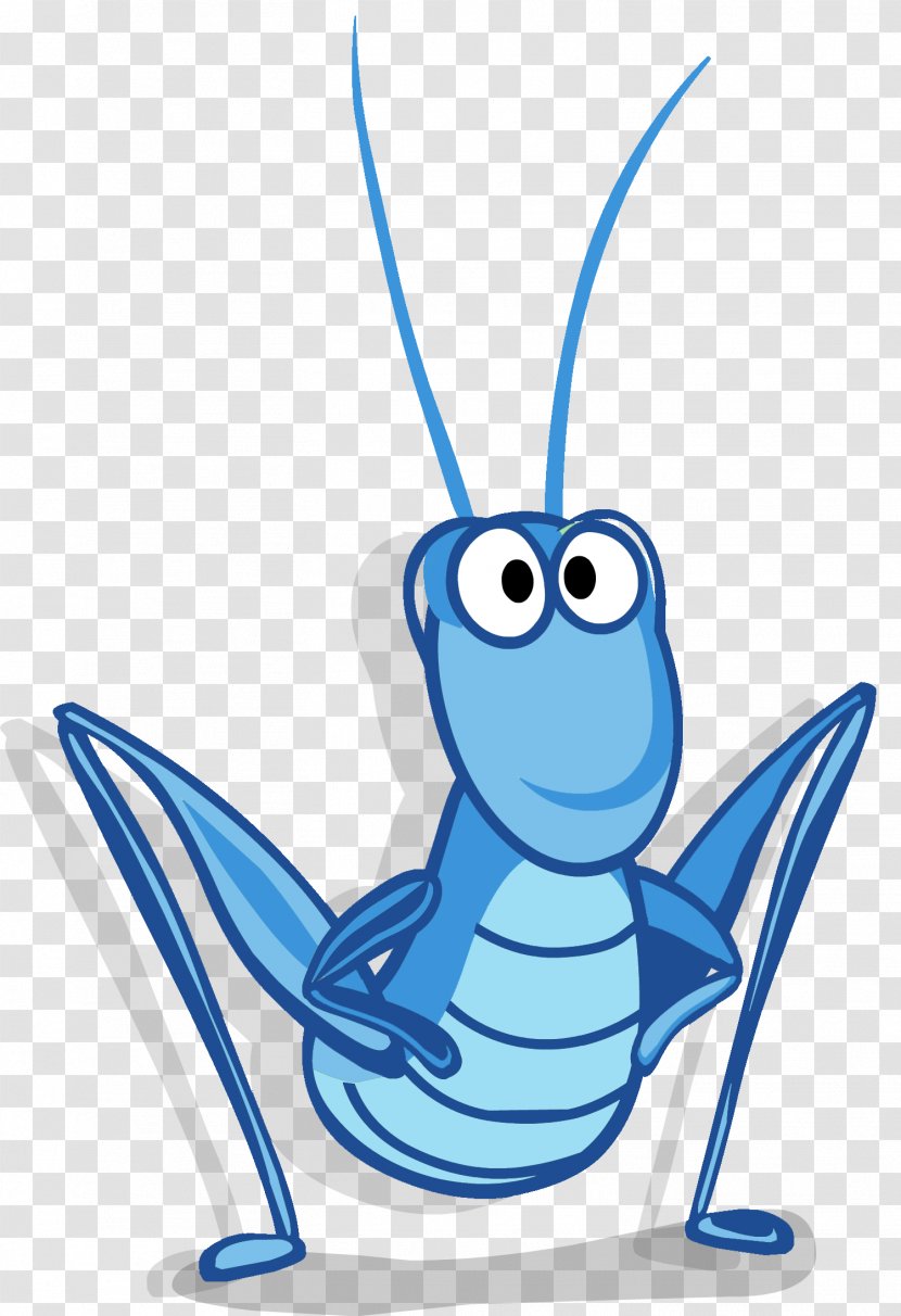 Caelifera Wiki Locust Clip Art - Blue Grasshopper Transparent PNG