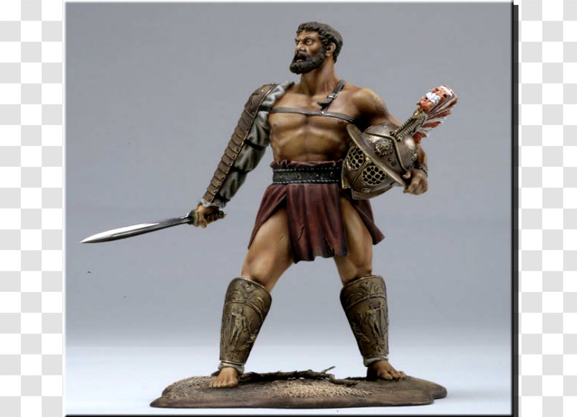Sparta Figurine Battle Of Thermopylae Sculpture - Gladiator Transparent PNG