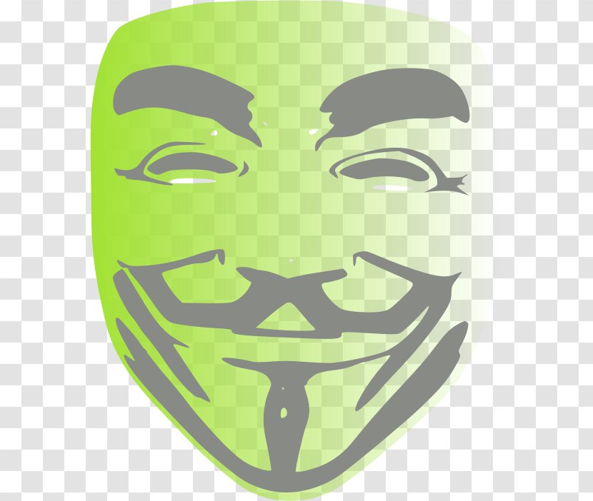 T-shirt Guy Fawkes Mask Anonymous V For Vendetta Transparent PNG