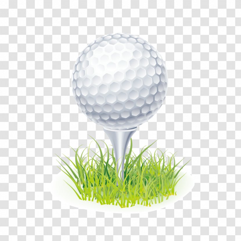 Tee Golf Ball Clip Art - Grass Transparent PNG