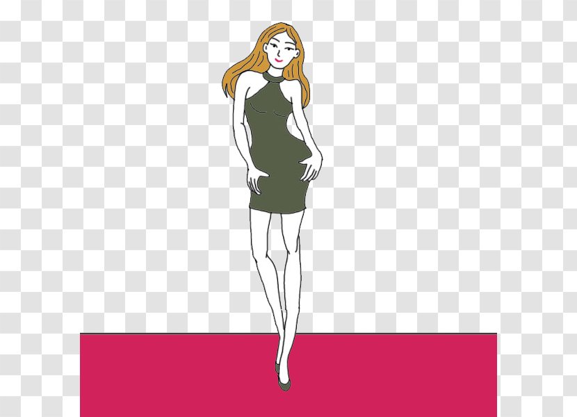 Dream Dictionary Woman - Silhouette - Red Carpet Transparent PNG