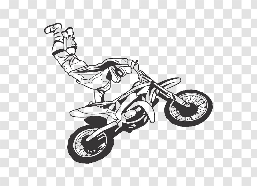 Bicycle Wheels Freestyle Motocross Motorcycle Sticker - Accessory Transparent PNG