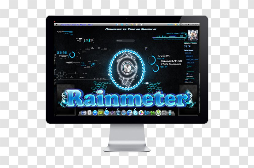 Theme Rainmeter Windows Vista Desktop Wallpaper XP Transparent PNG