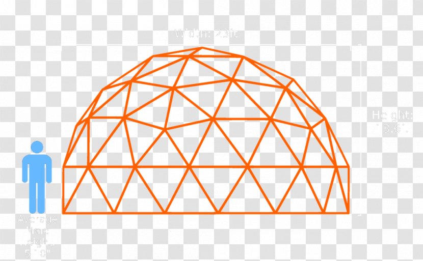 Geodesic Dome Structure Architecture - Greenhouse - Taxi Light Transparent PNG
