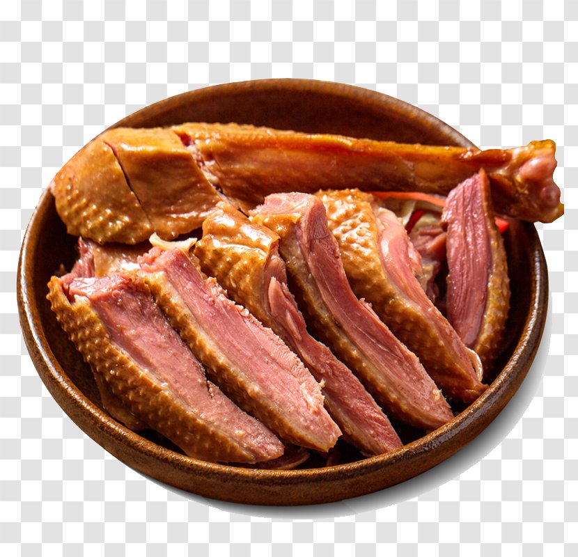 Bratwurst Red Cooking Roast Goose Domestic Mettwurst - Charcuterie - A Bowl Of Transparent PNG