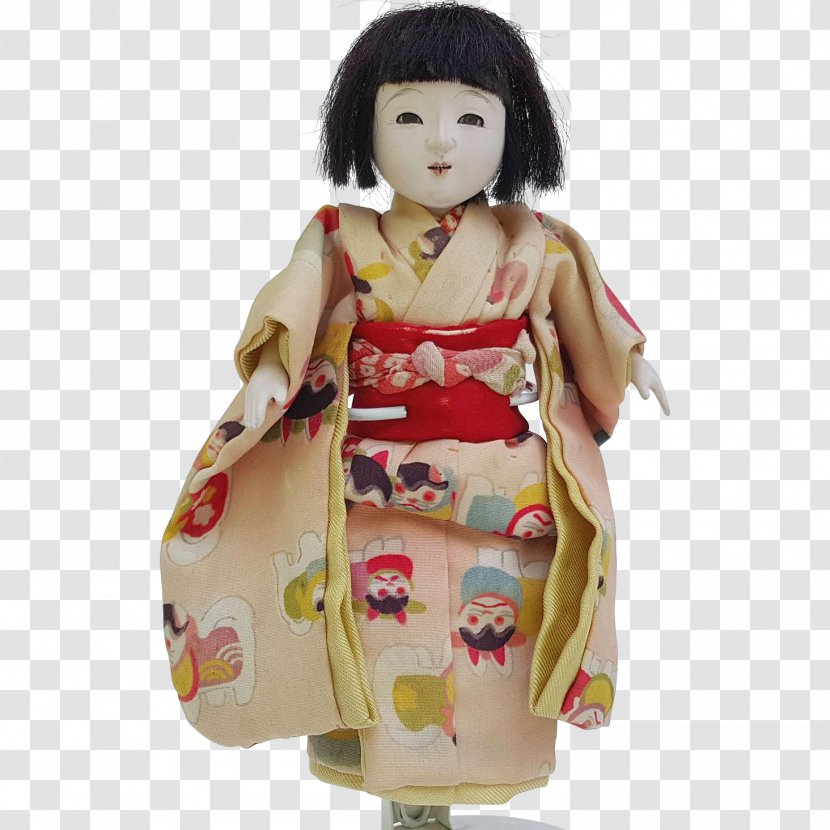 Doll Geisha Kimono Figurine Toy Transparent PNG