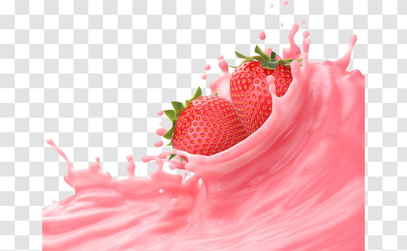 Strawberry Juice Frutti Di Bosco - Yogurt Transparent PNG