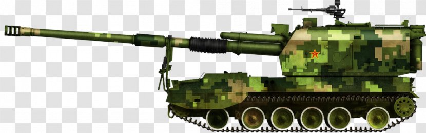 Tank China Self-propelled Artillery Gun PLZ-05 - Ranged Weapon - Self Propelled Transparent PNG