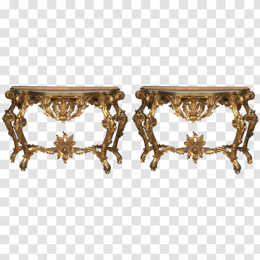 Coffee Tables Furniture 01504 Metal - Brass - Table Transparent PNG