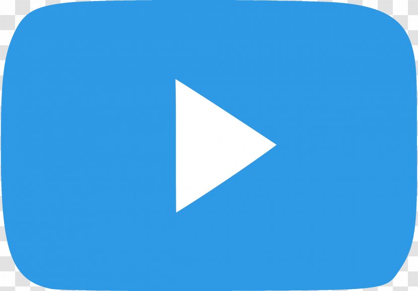 Brand Logo Font - Azure - YouTube Play Button File Transparent PNG