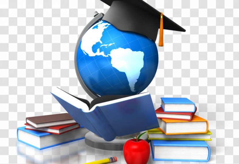 Globe Cartoon - Student - Mortarboard Learning Transparent PNG