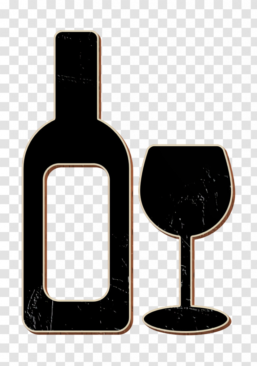Wine Glass And Bottle Icon Alcohol Icon Food Icon Transparent PNG