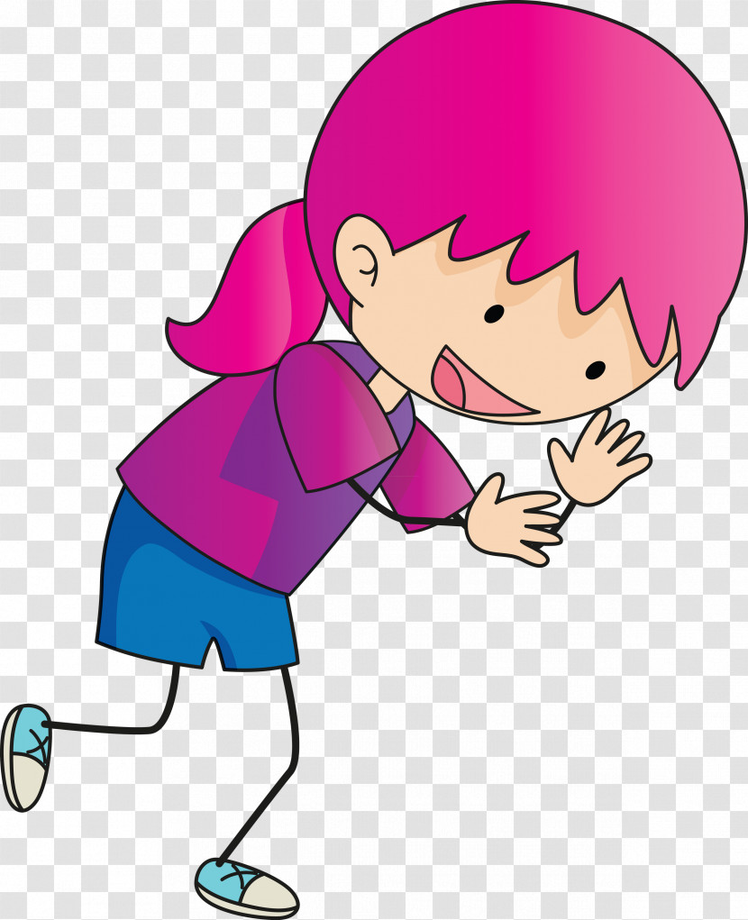 Cartoon Character Line Area Joint Transparent PNG