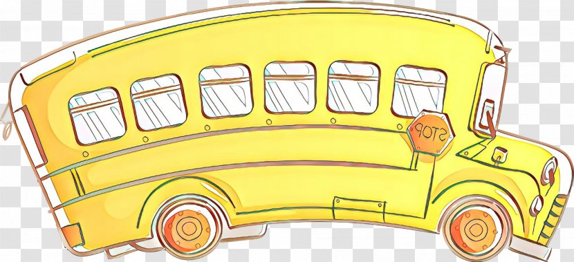 School Bus - Cartoon - Automotive Design Car Transparent PNG