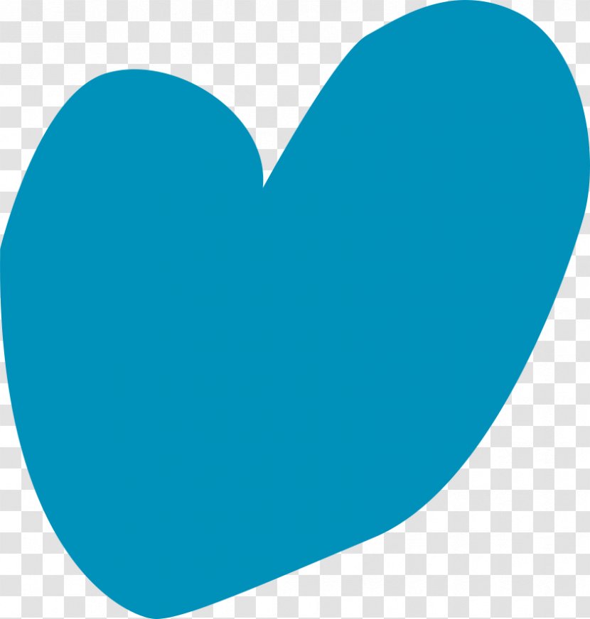 Blue Teal Turquoise Flight Aviation - Flower - Heart Transparent PNG